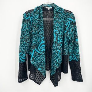 Alberto Makali Waterfall Cardigan Size Medium
